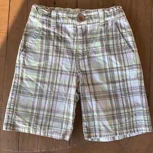 Janie and jack plaid shorts